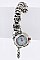 Stylish Mix Charm Fashion Bracelet Watch LA-1200