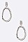 FASHION HAMMERED TEXTURE METAL EARRING