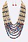 STACKED CRYSTAL STATEMENT NECKLACE SET