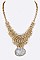 Iconic Druzy Braided Chain Necklace