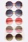 Pack of 12 Pieces Pearl Accent Oversize Round Sunglasses LA113-POP8625