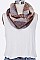 Pack of 12 Stylish Mix Color Infinity Scarf Set