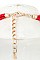 MULTI LAYERED WOOD STATEMENT NECKLACE SET