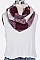 Pack of 12 Stylish Mix Color Infinity Scarf Set