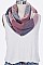 Pack of 12 Stylish Mix Color Infinity Scarf Set