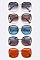 Pack of 12 Pieces Iconic Cutout Square Sunglasses LA113-POP8348