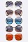 Pack of 12 Pieces Iconic Cutout Square Sunglasses LA113-POP8348