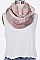 Pack of 12 Stylish Mix Color Infinity Scarf Set