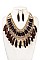 BI-LAYERED WOOD NECKLACE SET