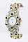 Stylish Crystal Flower Bangle Watch LA 05-2912TRY