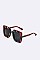 Pack of 12 Pieces Rainbow Glitter Iconic Square Sunglasses LA113-POP8300