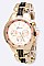 Fashionable Iconic Chain Bracelet Fashion Chrono Watch LA 05-2229RG