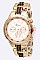 Fashionable Iconic Chain Bracelet Fashion Chrono Watch LA 05-2229RG