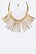 Iconic Metal Bars Collar Necklace Set LA-PS3086