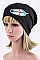 Stylish Feather Patch Fashion Beanie LA-EMH1024Z