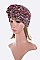 Pack of 12 Fashion Tribal Print Top Knot Turban Hat Set