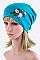 Stylish Flower Patch Fashion Beanie LA-EMH1023N