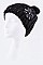 Stylish Crsytal Flower PomPom Fashion Knit Hat LA-HT2984-MF075