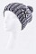 Stylish Crsytal Flower PomPom Fashion Knit Hat LA-HT2984-MF075