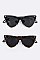 Pack of 12 pieces Iconic Browline Sunglasses LA113-POP8160