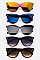Pack of 12 Pieces Color Mirror Shield Iconic Sunglasses LA108-89158RV