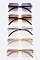 Pack of 12 RIMLESS SQUARE UNISEX SUNGLASSES SET