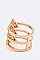 Crystal Triangle Bar Iconic Size Ring LARS2244