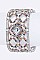 Stylish Rhombus Pattern Crystal Bangle Watch LA 05-BG433L38
