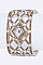 Stylish Rhombus Pattern Crystal Bangle Watch LA 05-BG433L38