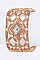 Stylish Rhombus Pattern Crystal Bangle Watch LA 05-BG433L38