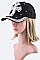 Crystal Cross Embelished Fashion Denim Cap LA-HT277X024