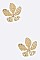3D Flower Post Earrings