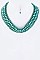 Layer Beads Necklace Set LACNE7442