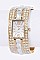 Stylish Mix Crystals Bangle Watch LA 05-134