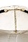ROPE & FRINGE STONE BIB NECKLACE SET