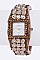 Fashionable Mix Crystals Bangle Watch LA 05-1370