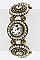 Posh Crystal Wheels Stretch Station Bracelet LA28-B2841