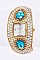 Stylish Mix Crystals Bangle Watch LA 05-457