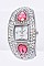 Stylish Mix Crystals Bangle Watch LA 05-457