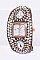 Stylish Mix Crystals Bangle Watch LA 05-457