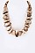 Stylish Resin Pebble Iconic Necklace LA-N6193