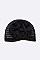 PACK OF 12 METALLIC LUREX FLOWER TURBAN HAT SET