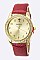 Trendy Crystal Bezel Fashion Watch LA-1995