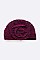PACK OF 12 METALLIC LUREX FLOWER TURBAN HAT SET