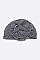 PACK OF 12 METALLIC LUREX FLOWER TURBAN HAT SET