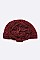 PACK OF 12 METALLIC LUREX FLOWER TURBAN HAT SET