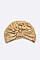 PACK OF 12 LAME FLOWER TURBAN SET