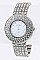 Stylish Pave Crystals Bracelet Watch LA-OB1219L1