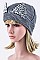 Fashionable Crystal Ears Beanie Hat LA-HA400086