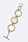 Fashionable Hoops Bracelet Watch LA-1710